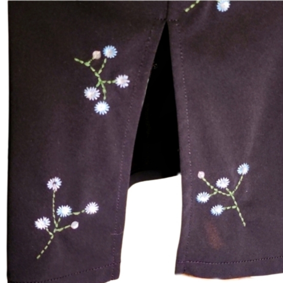 BCBGMaxAzria Sequin Embroidered Skirt - Picture 9 of 14